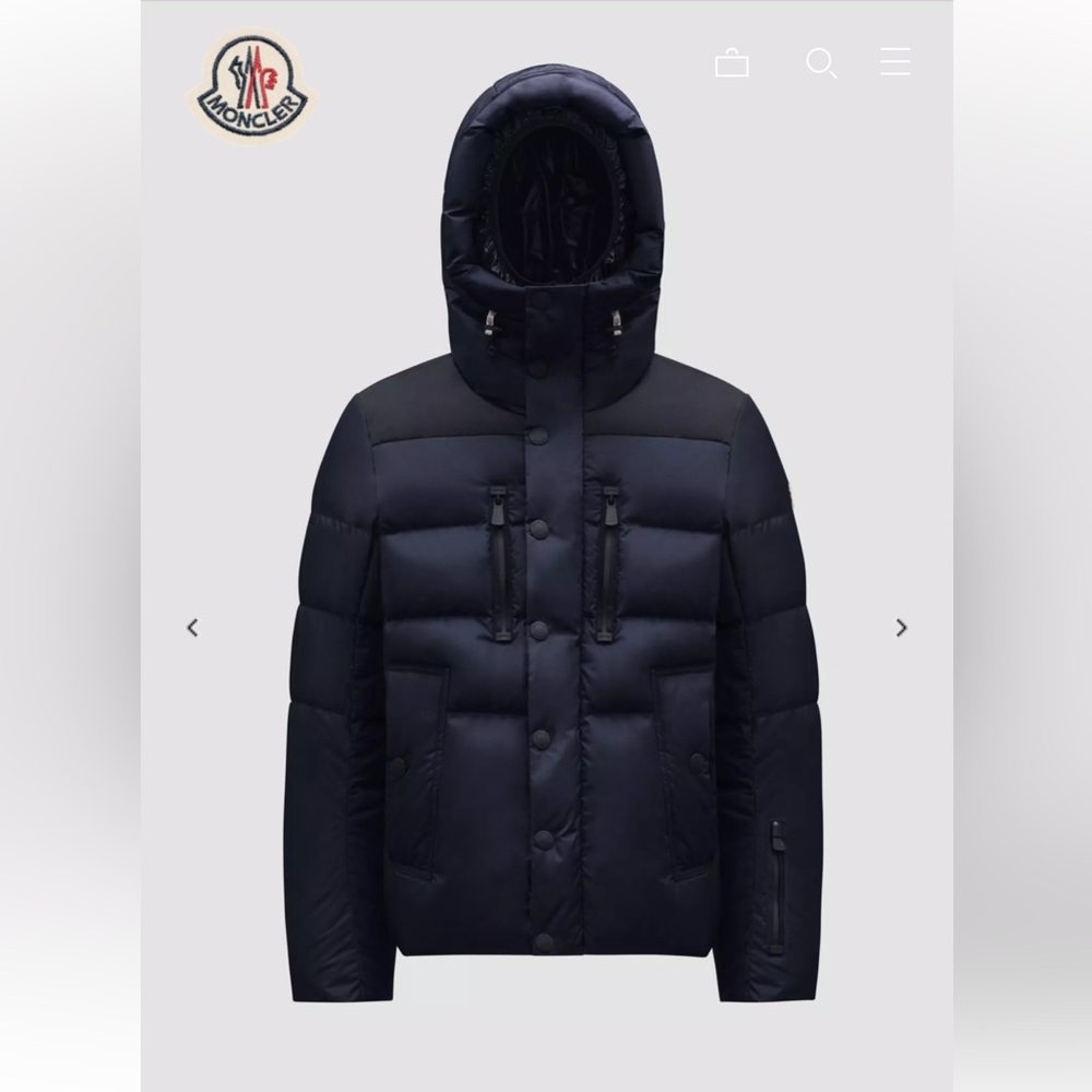 Moncler Grenoble Rodenberg Short Down Jacket Nacy Blue